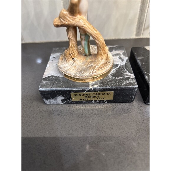 TWO Vintage Simonetti Depose Italy Ballerina Figurines #351 & 352 Carrara Marble - Picture 6 of 15